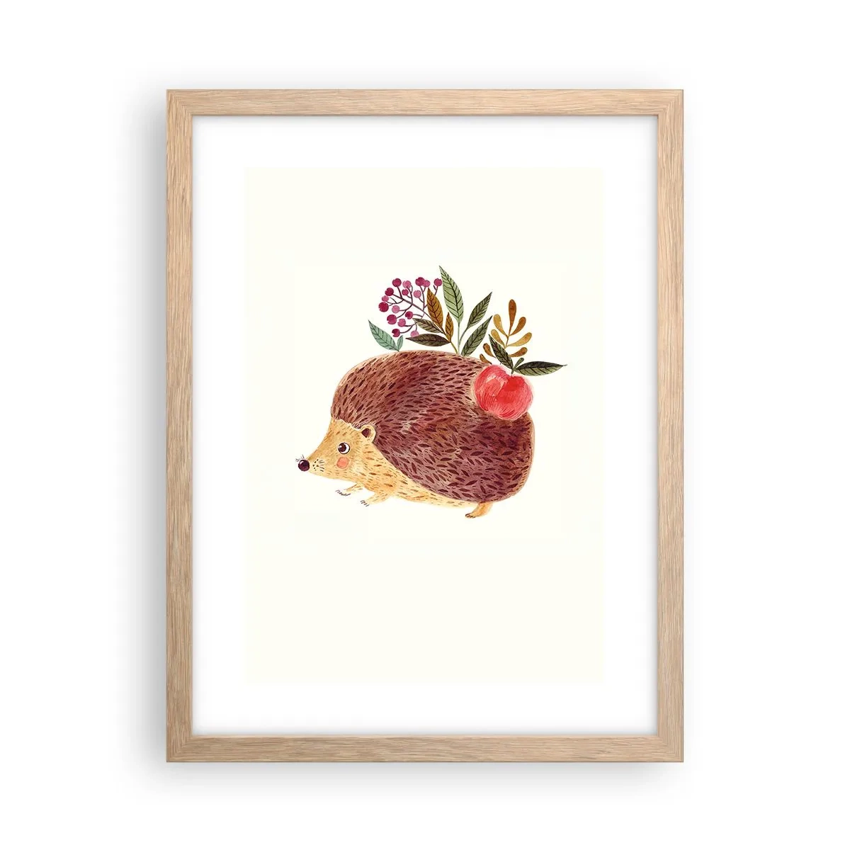 Poster in cornice rovere chiaro - E mi vuoi già bene - 30x40 cm