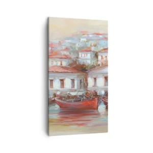 Quadro su tela - Stampe su Tela - Cittadina felice - 45x80 cm