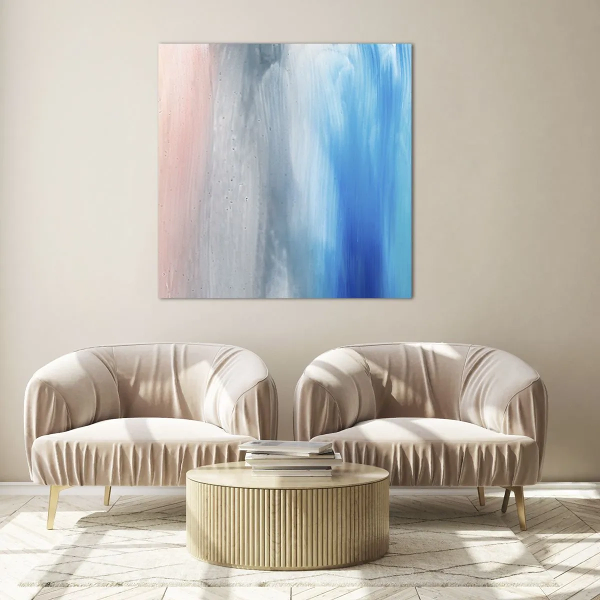 Quadro su vetro - Gli elementi: l'aria - 50x50 cm