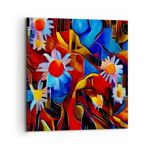 Quadro su tela - Stampe su Tela - I colori della vita - 70x70 cm