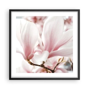 Poster in cornice nera - Tenerezza senza fine - 50x50 cm