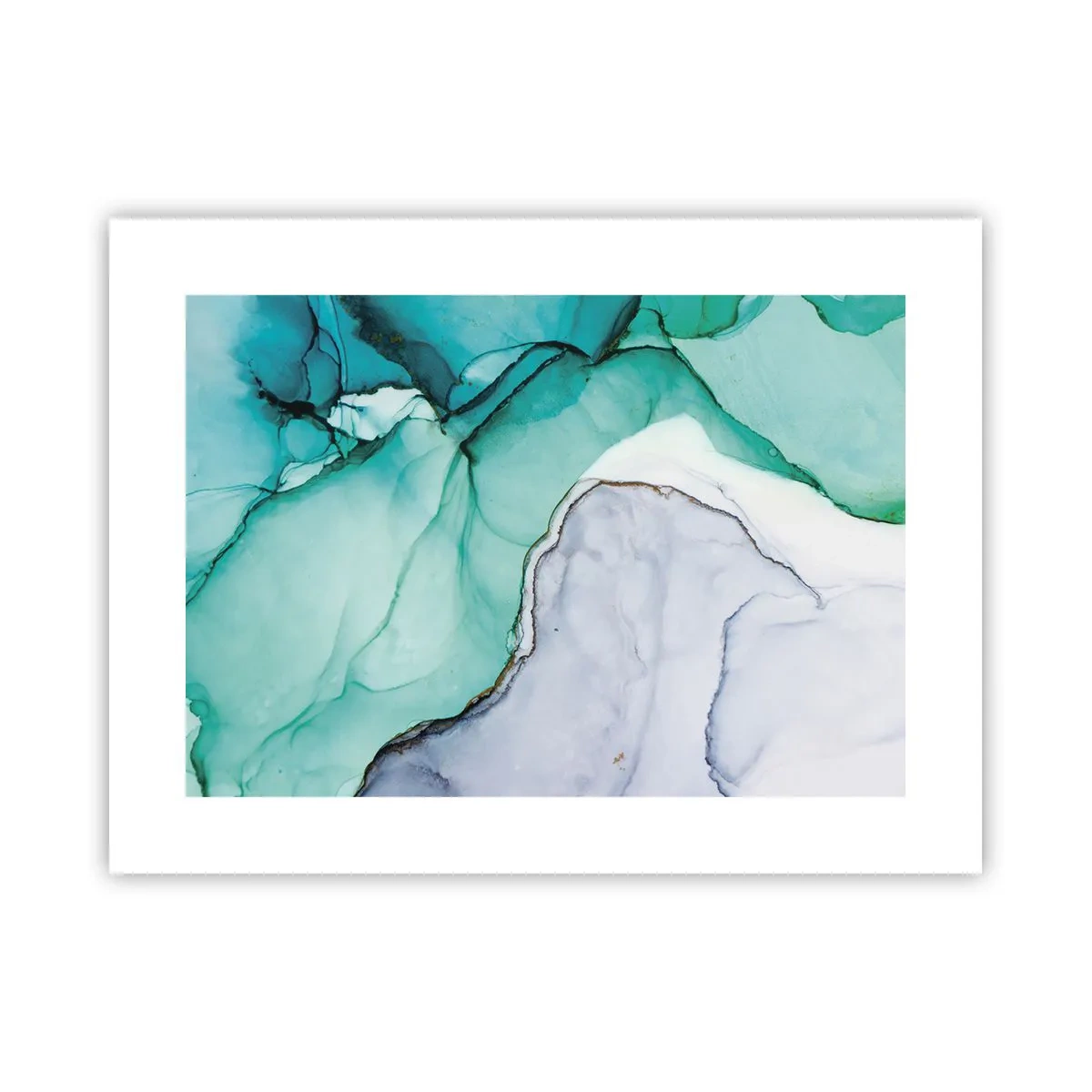 Poster - Studio in turchese - 40x30 cm