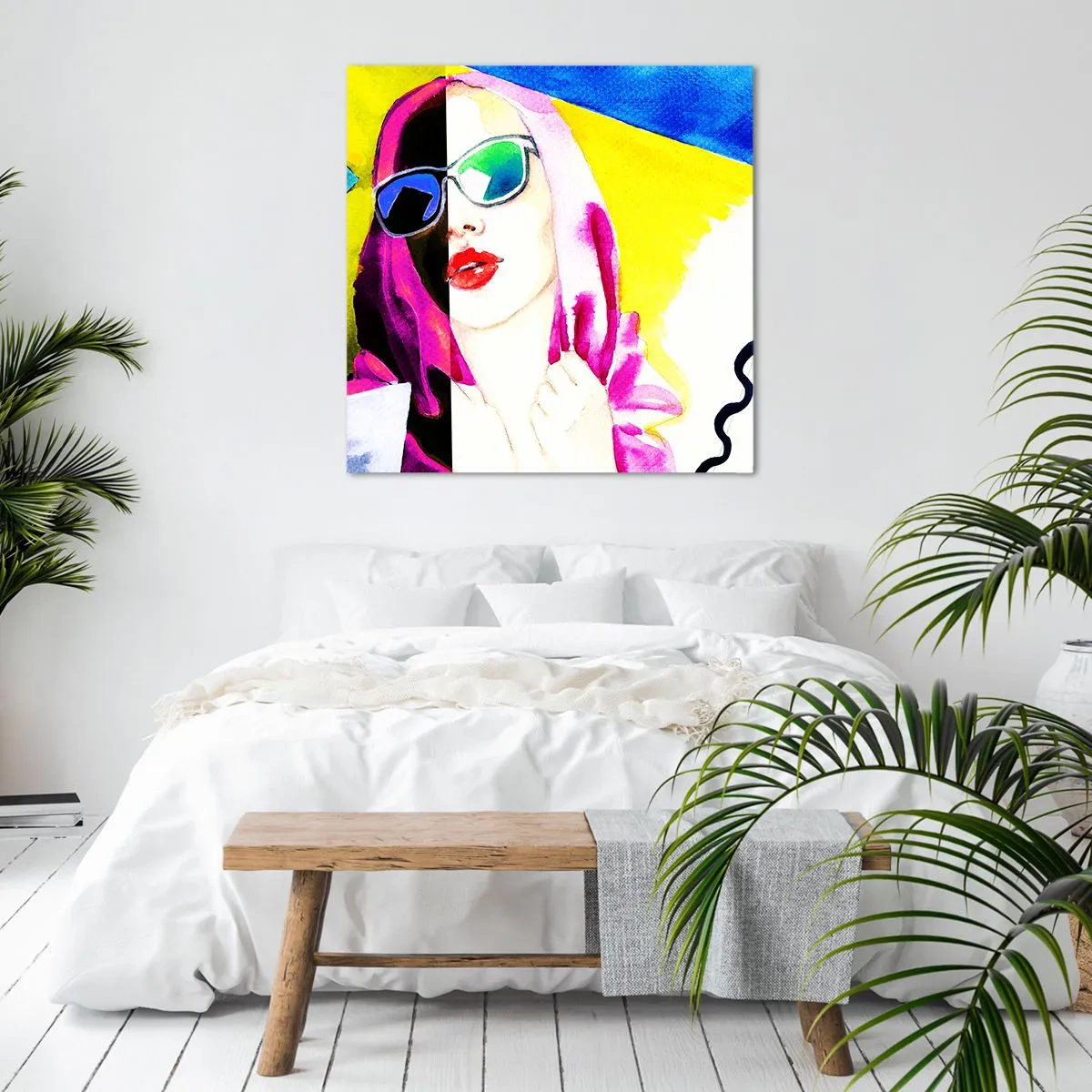 Quadro su tela - Stampe su Tela - Non sono bianca e non sono nera - 70x70 cm