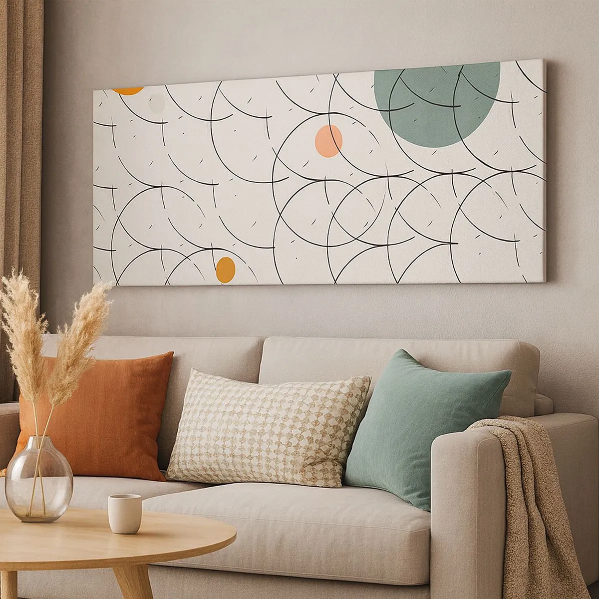 Quadro su tela - Stampe su Tela - Nello spirito della pop-art - 100x40 cm