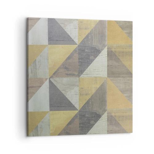 Quadro su tela - Stampe su Tela - Secondo i triangoli - 50x50 cm
