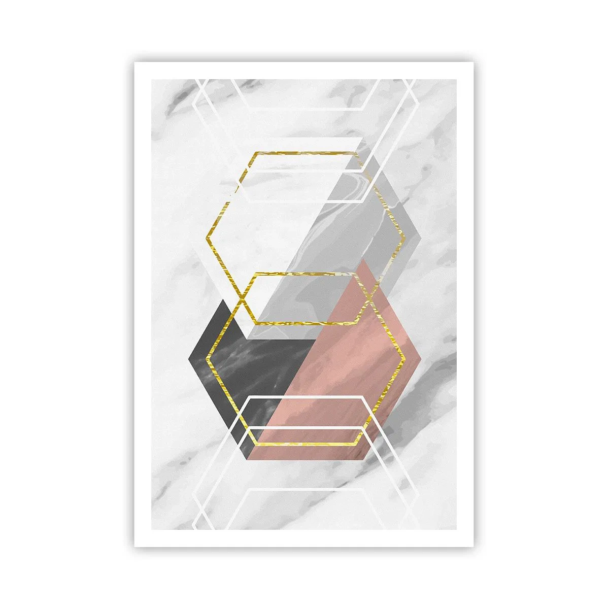 Poster - Composizione a catena - 70x100 cm