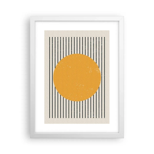 Poster in cornice bianca - La forza della semplicità - 30x40 cm