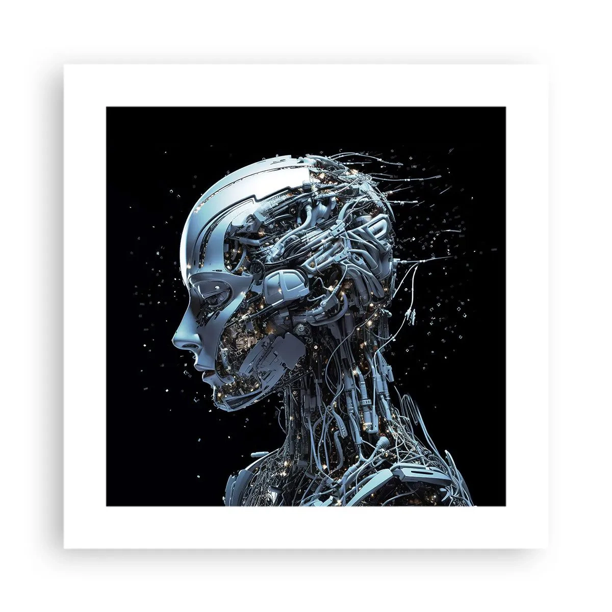 Poster - La tecnologia è donna - 40x40 cm