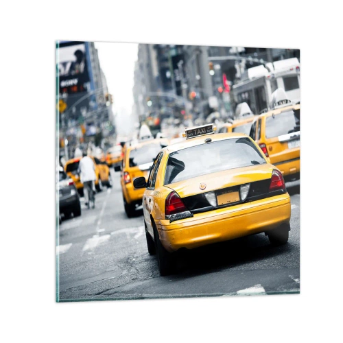 Quadro su vetro - Solamente in questa città - 60x60 cm