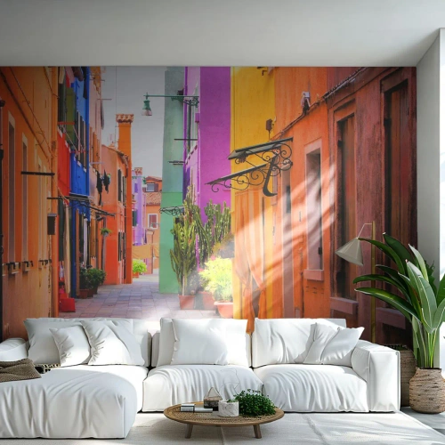 Fotomurali Autoadesivo Deluxe Sticker - Angolo multicolore - Città, Venezia, Architettura - 250x175 cm