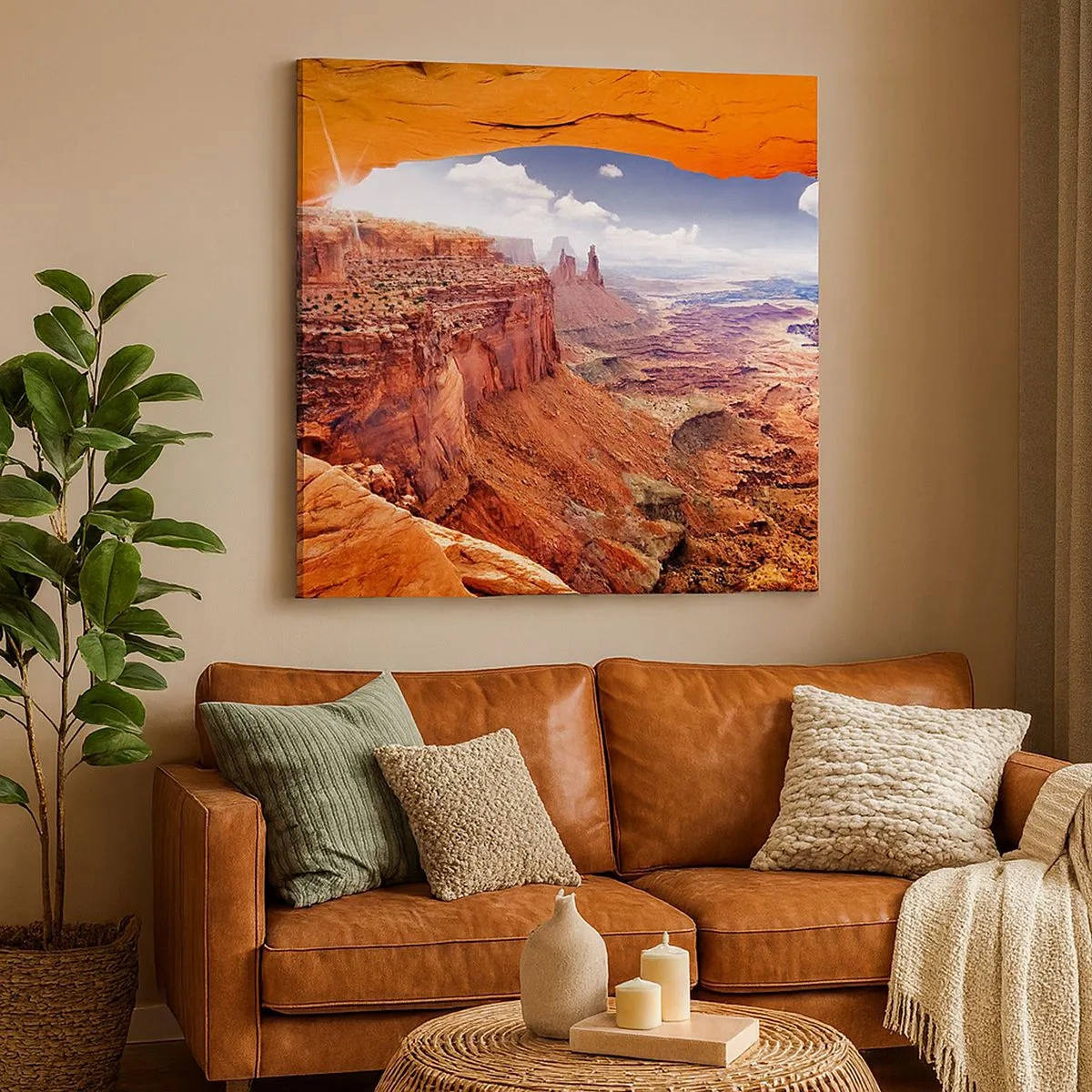 Quadro su tela - Stampe su Tela - Scolpiti dalla natura - 30x30 cm