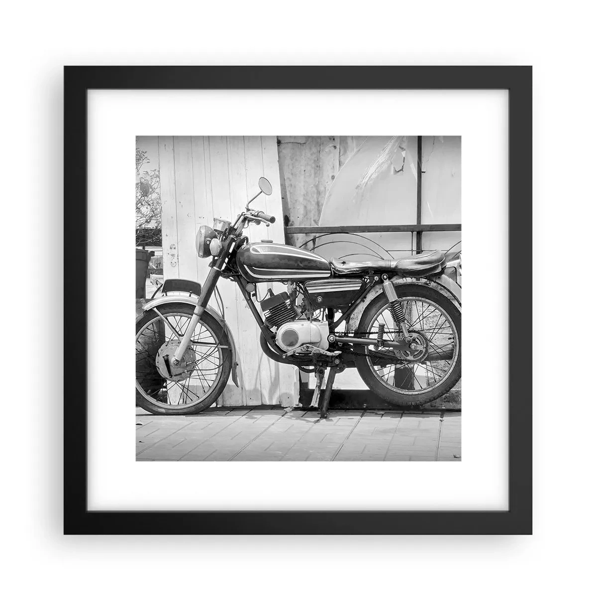 Poster in cornice nera - La classicità sopra a tutto - 30x30 cm