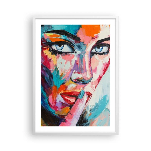 Poster in cornice bianca - Il nostro primo segreto - 50x70 cm