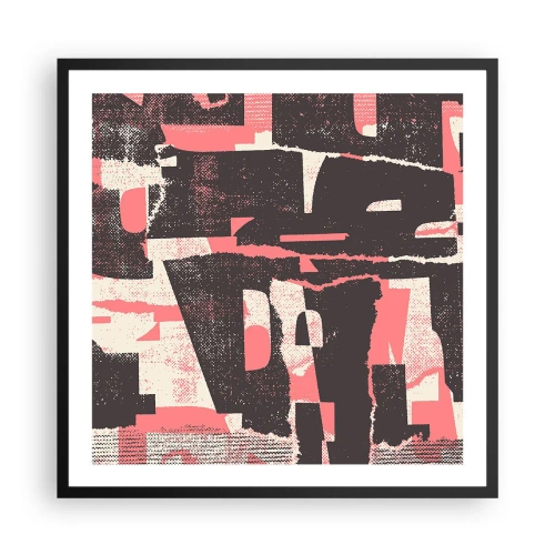 Poster in cornice nera - Tutto il rumore - 60x60 cm