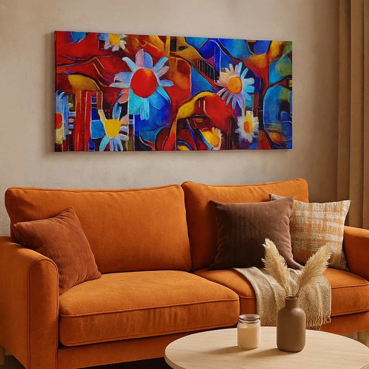 Quadro su tela - Stampe su Tela - I colori della vita - 30x30 cm