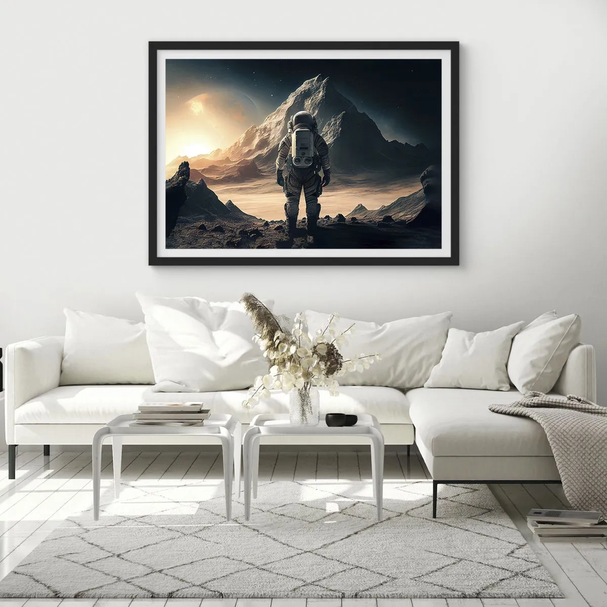 Poster in cornice nera - Nuova sfida - 50x40 cm