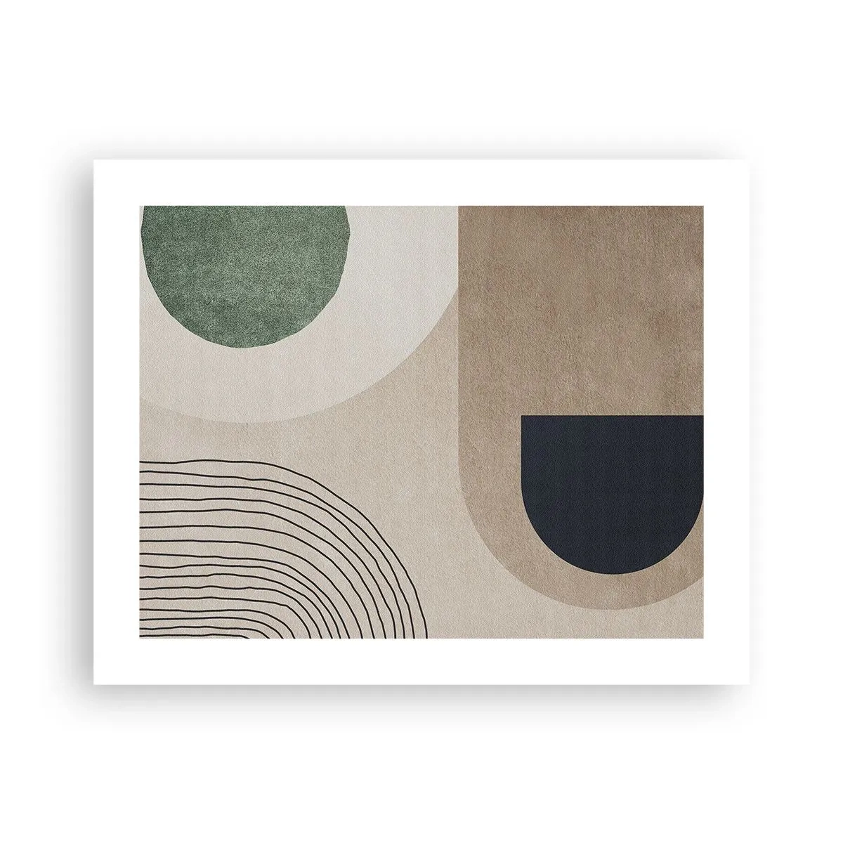 Poster - La mitezza dell'ovale - 50x40 cm