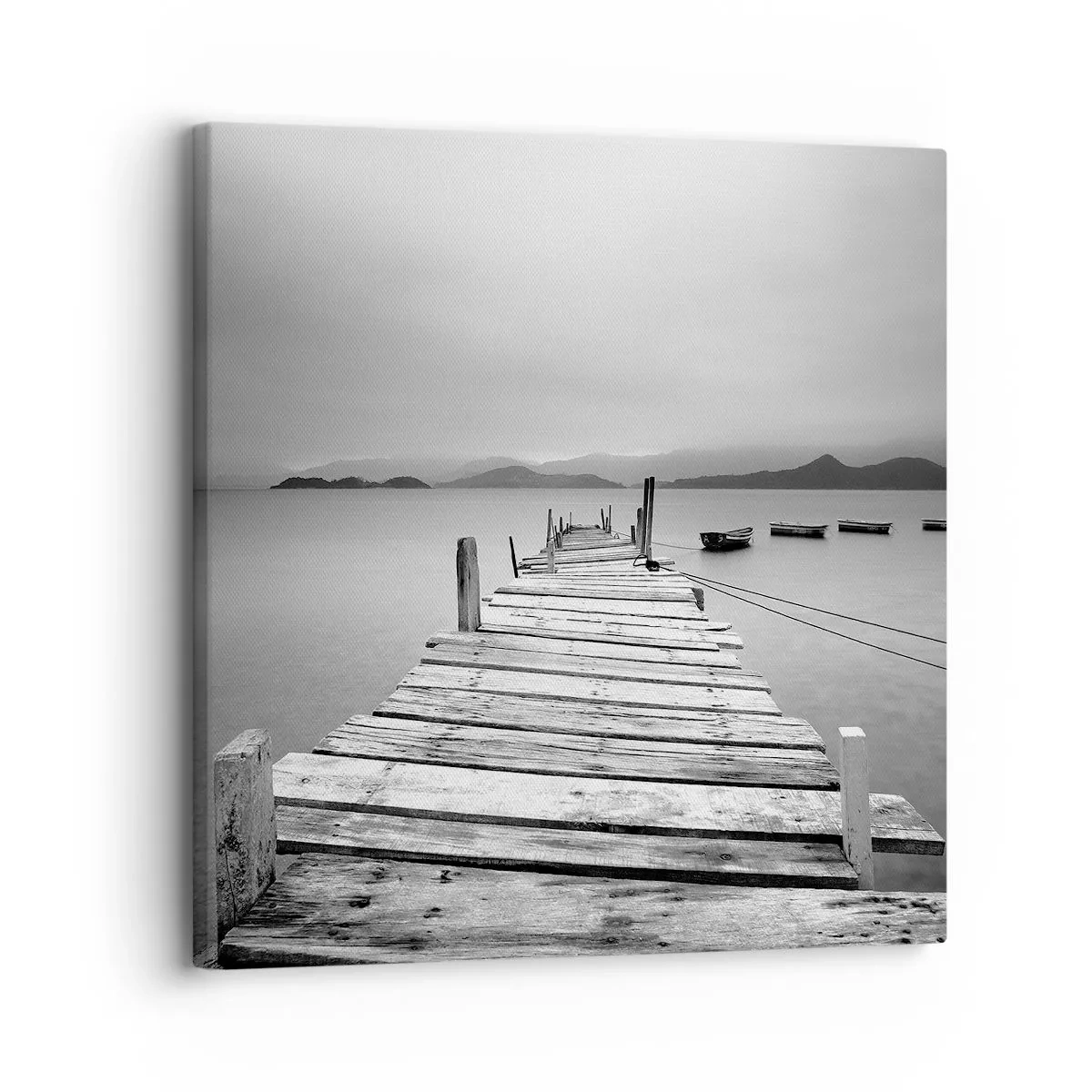 Quadro su tela - Stampe su Tela - Dietro i monti, dietro i mari - 30x30 cm