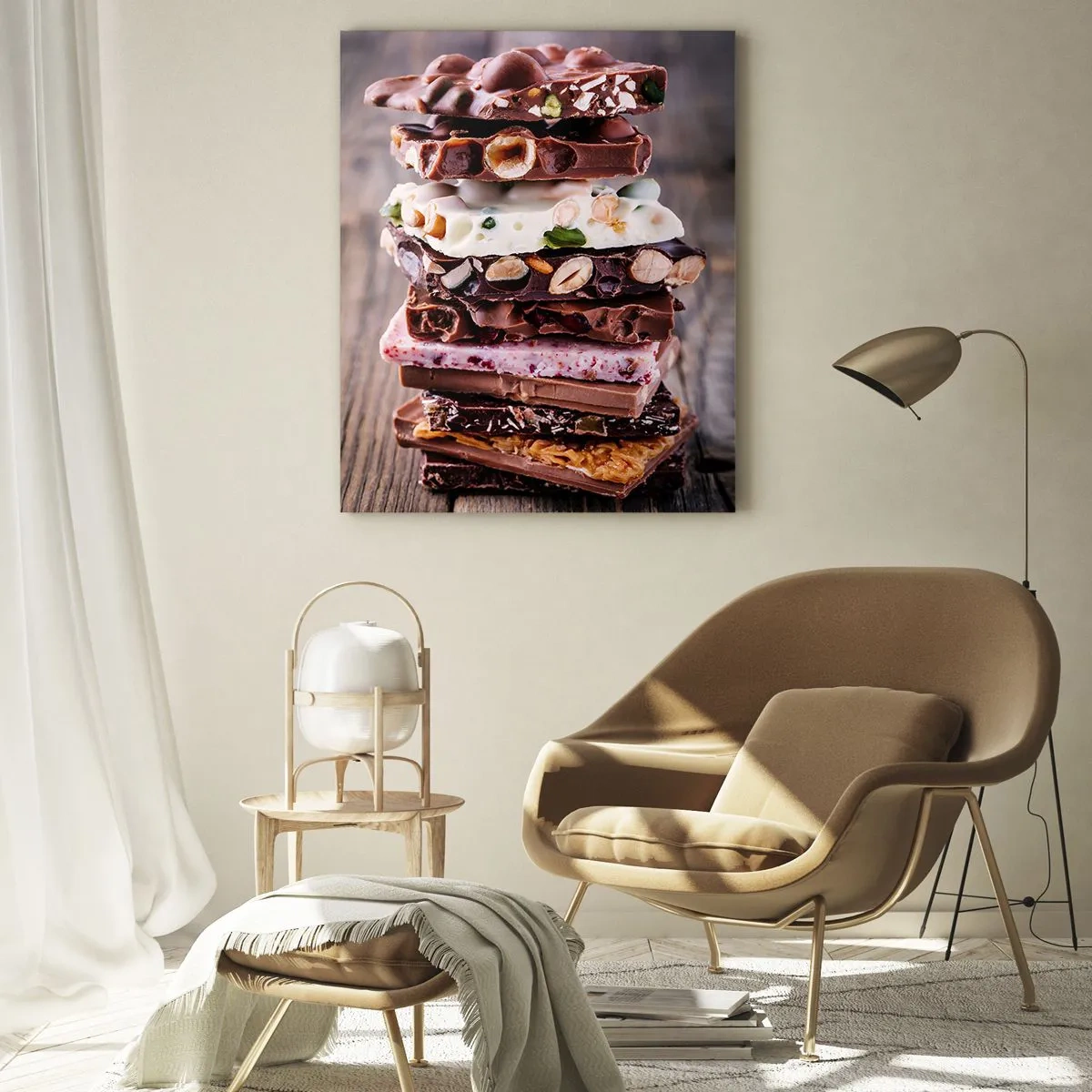 Quadro su vetro - Deliziosa prospettiva - 70x100 cm