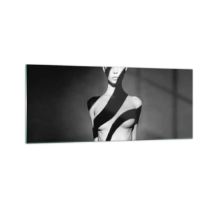 Quadro su vetro - Luci e ombre - 100x40 cm