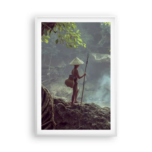 Poster in cornice bianca - In armonia con la natura - 61x91 cm