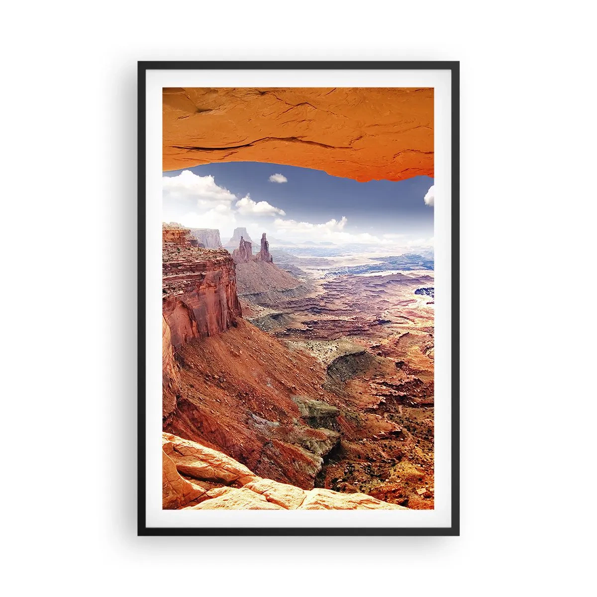 Poster in cornice nera - Scolpiti dalla natura - 61x91 cm