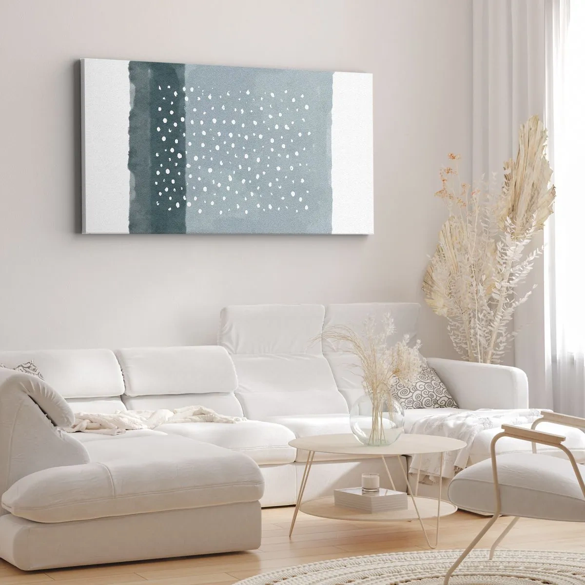 Quadro su tela - Stampe su Tela - Spuntate nel blu - 100x40 cm