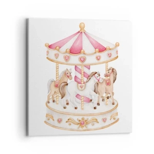 Quadro su tela - Stampe su Tela - Il dolce mondo dell'infanzia - 70x70 cm