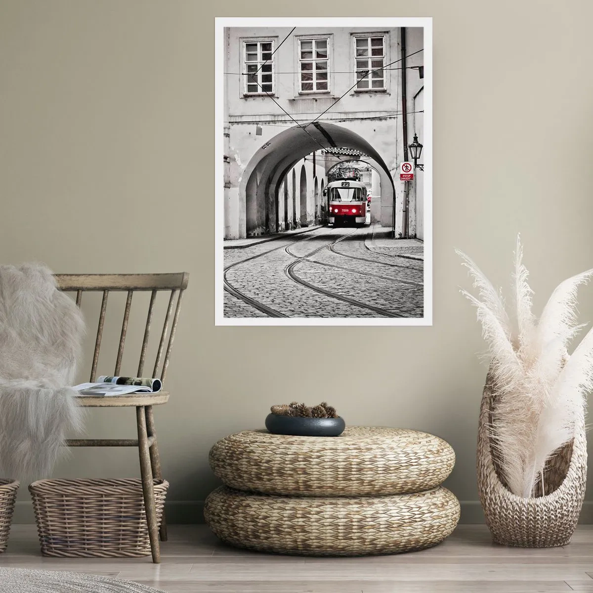 Poster - Attraverso il labirinto cittadino - 30x40 cm