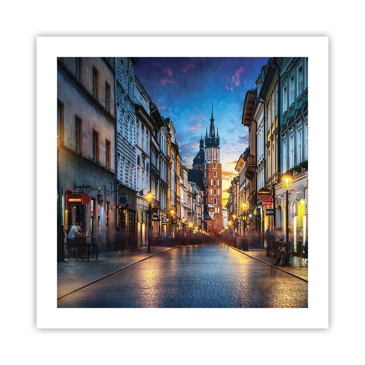 Poster - La magia di Cracovia - 50x50 cm