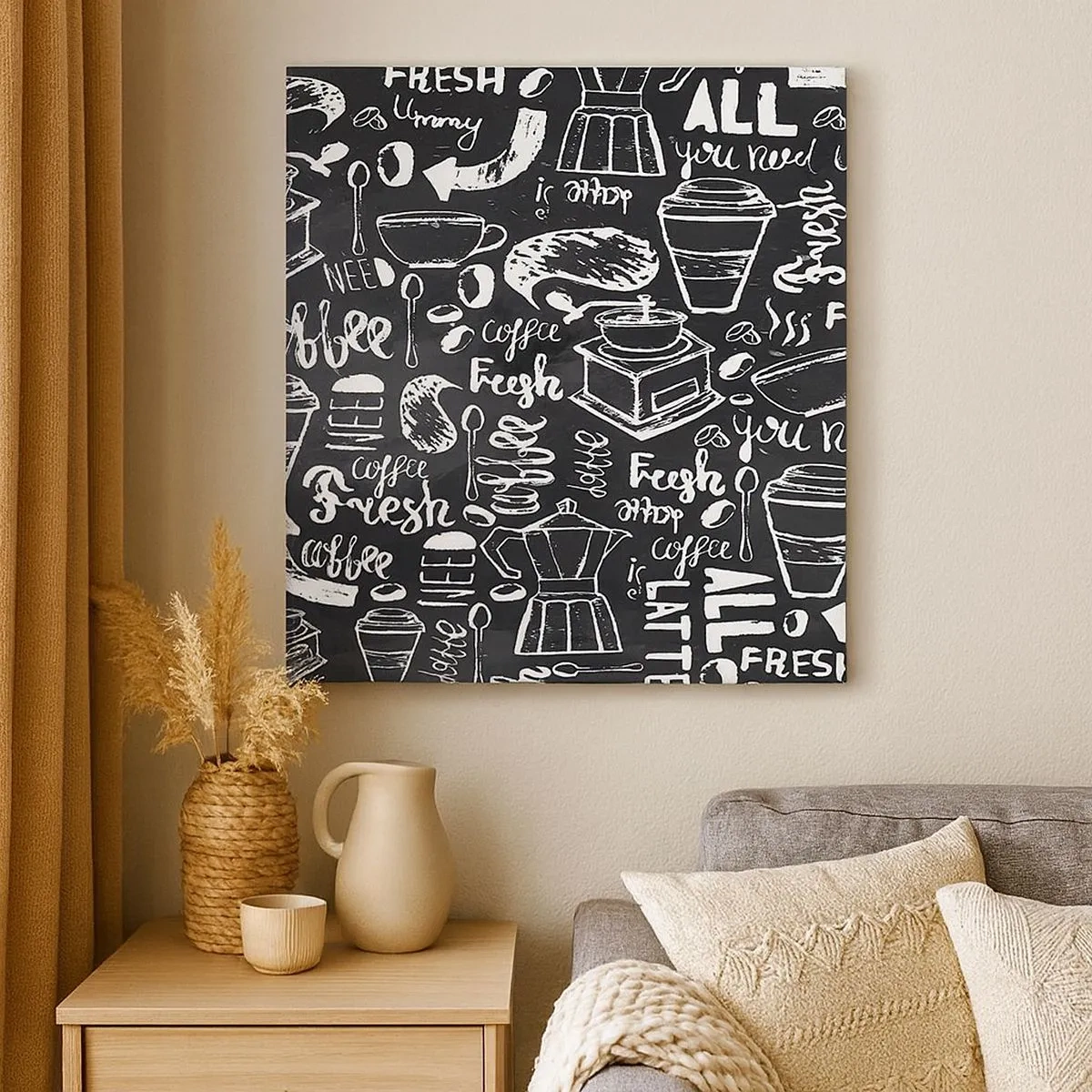 Quadro su tela - Stampe su Tela - All you need is… - 30x30 cm