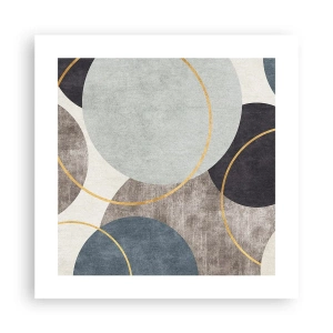 Poster - Un cerchio dietro l'altro - 40x40 cm