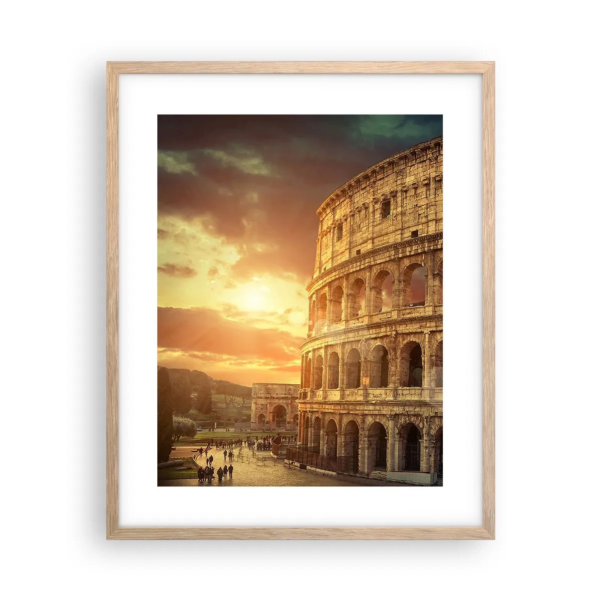 Poster in cornice rovere chiaro - Impressione colossale - 40x50 cm