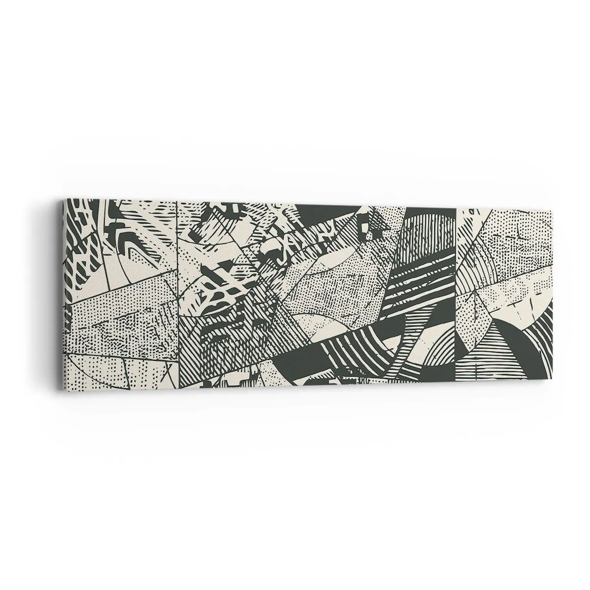 Quadro su tela - Stampe su Tela - Dinamica della contemporaneità - 90x30 cm