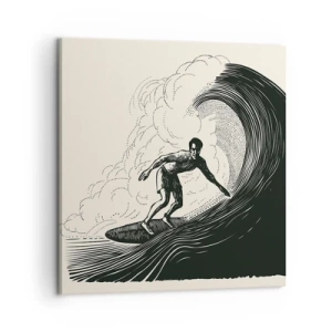 Quadro su tela - Stampe su Tela - Il re delle onde - 60x60 cm