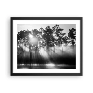 Poster in cornice nera - Sole irrefrenabile - 50x40 cm