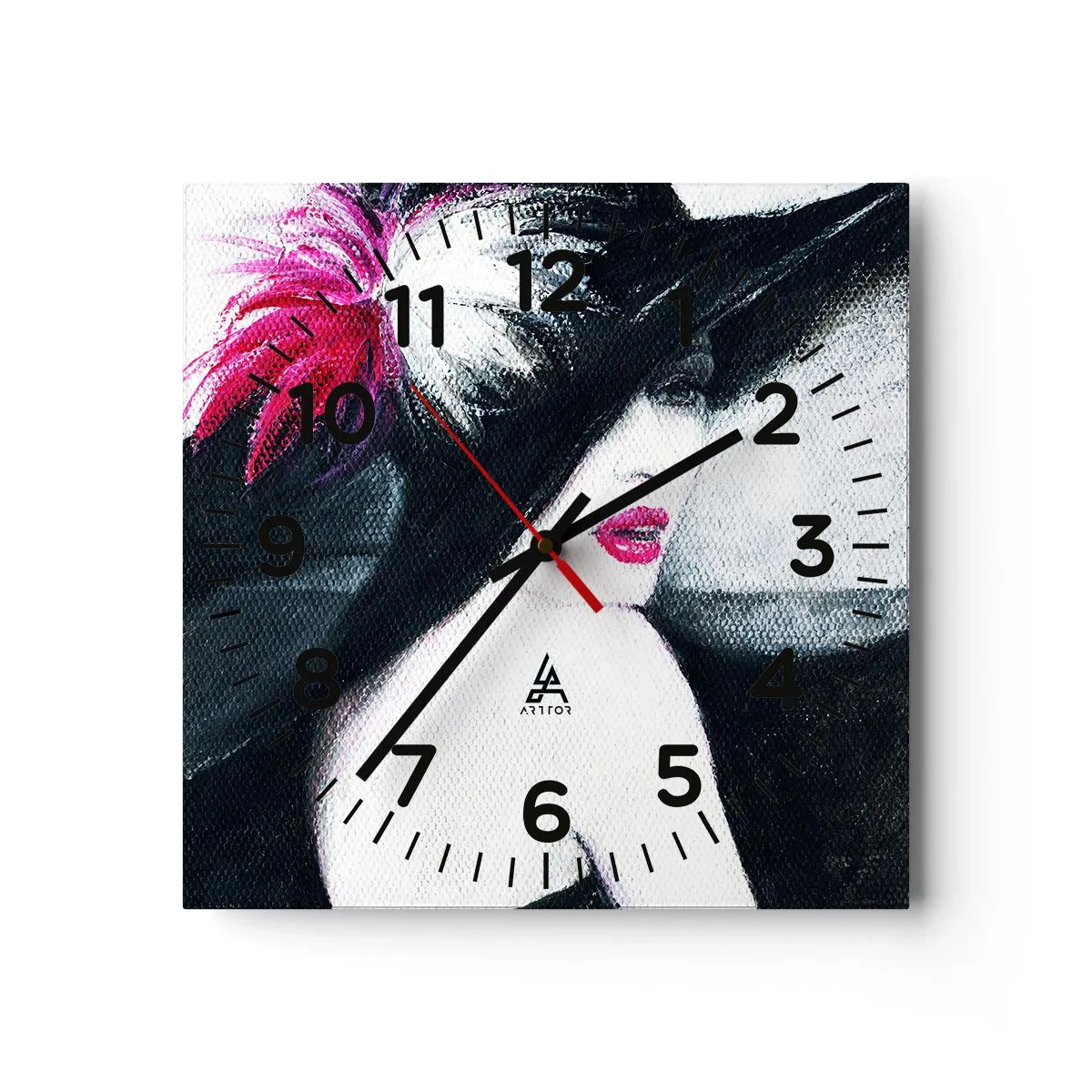 Orologio da parete - Orologio in Vetro - Sempre un mistero - 40x40 cm