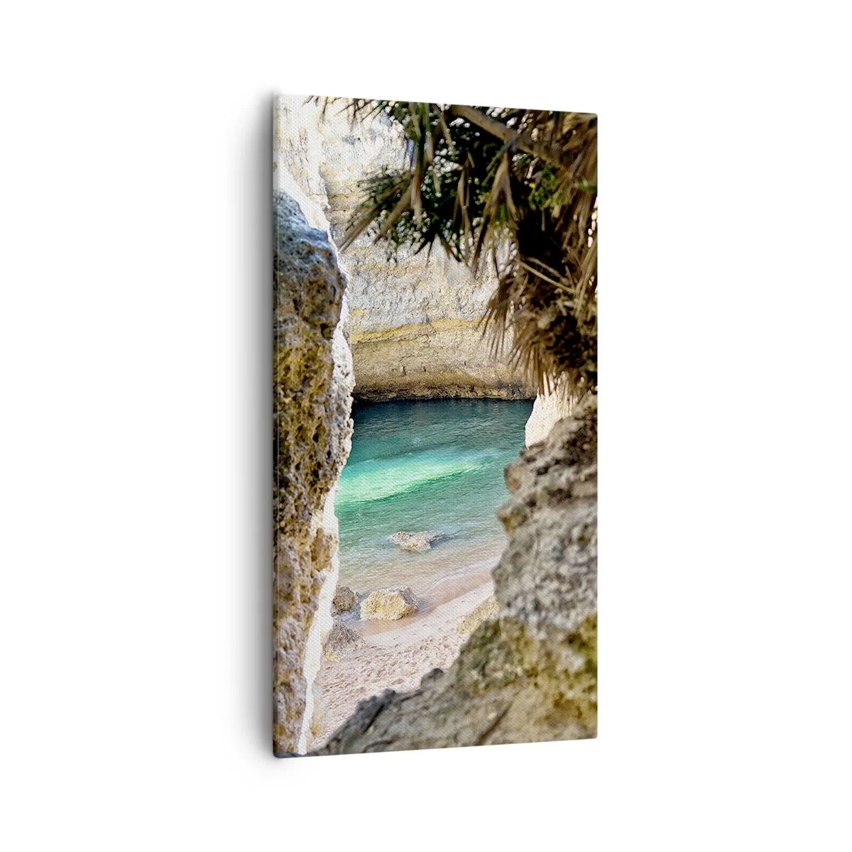 Quadro su tela - Stampe su Tela - La baia turchese - 55x100 cm