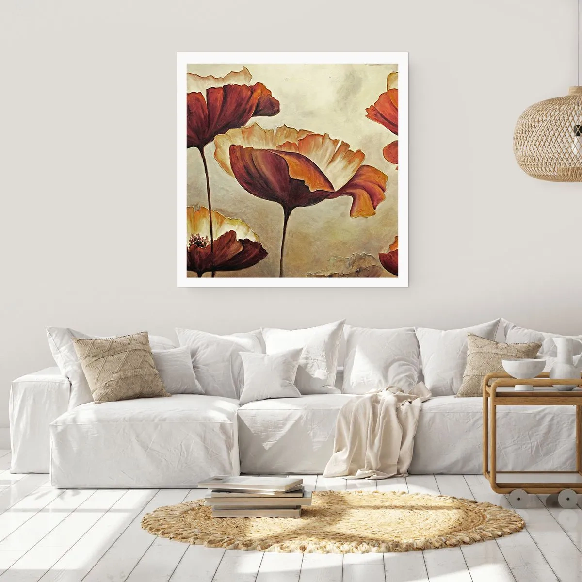 Poster - Nei prati e nei campi - 60x60 cm