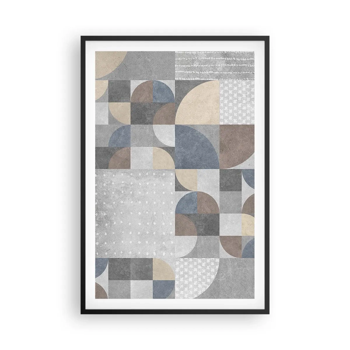 Poster in cornice nera - Fantasia di ceramica - 61x91 cm