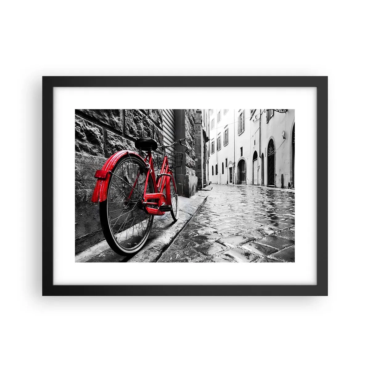 Poster in cornice nera - La vera bellezza non invecchia - 40x30 cm
