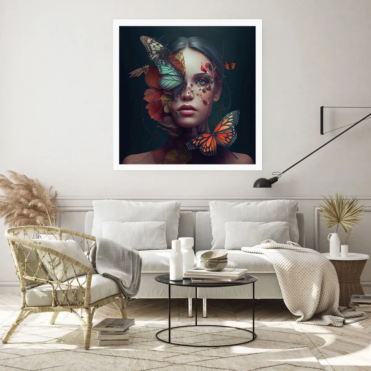 Poster - Metamorfosi fantastica - 60x60 cm