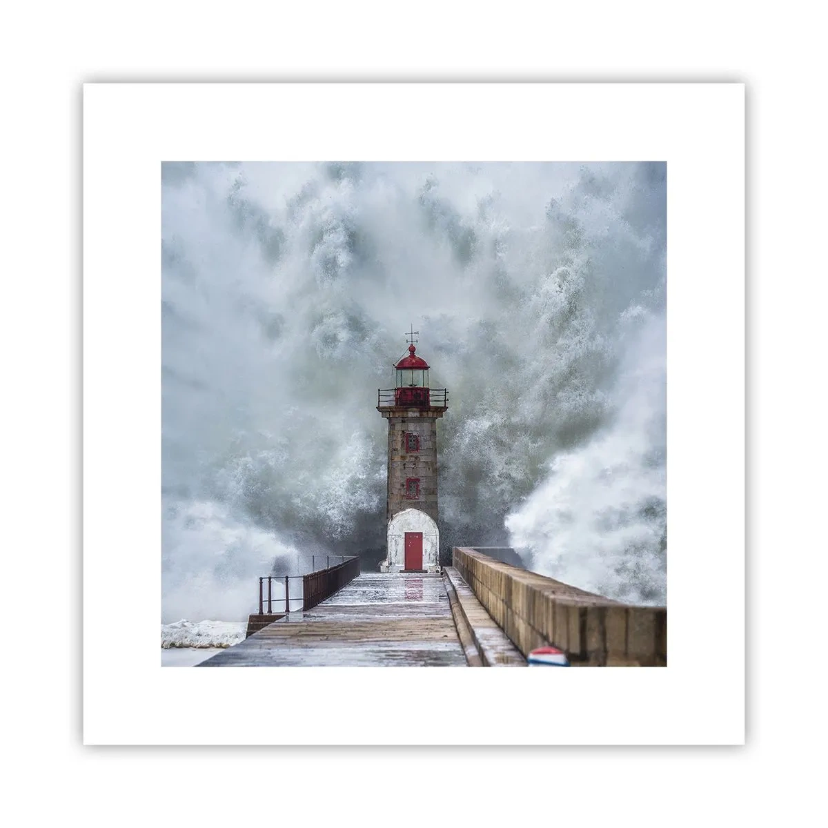 Poster - Fragore delle acque, rumore di tempesta - 30x30 cm