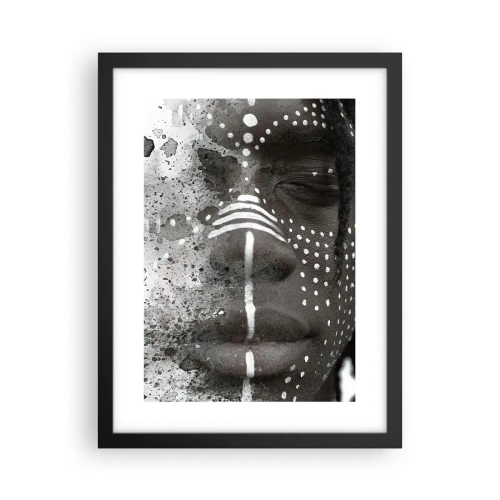 Poster in cornice nera - Scopri lo spirito primordiale - 30x40 cm