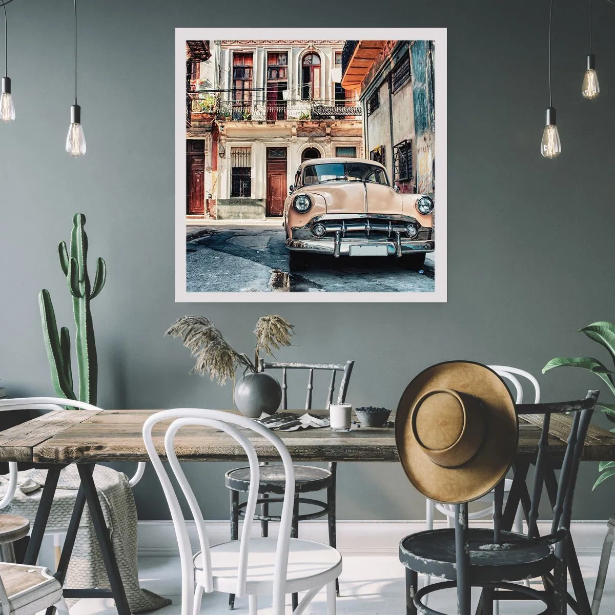 Poster - Siesta all'Avana - 60x60 cm