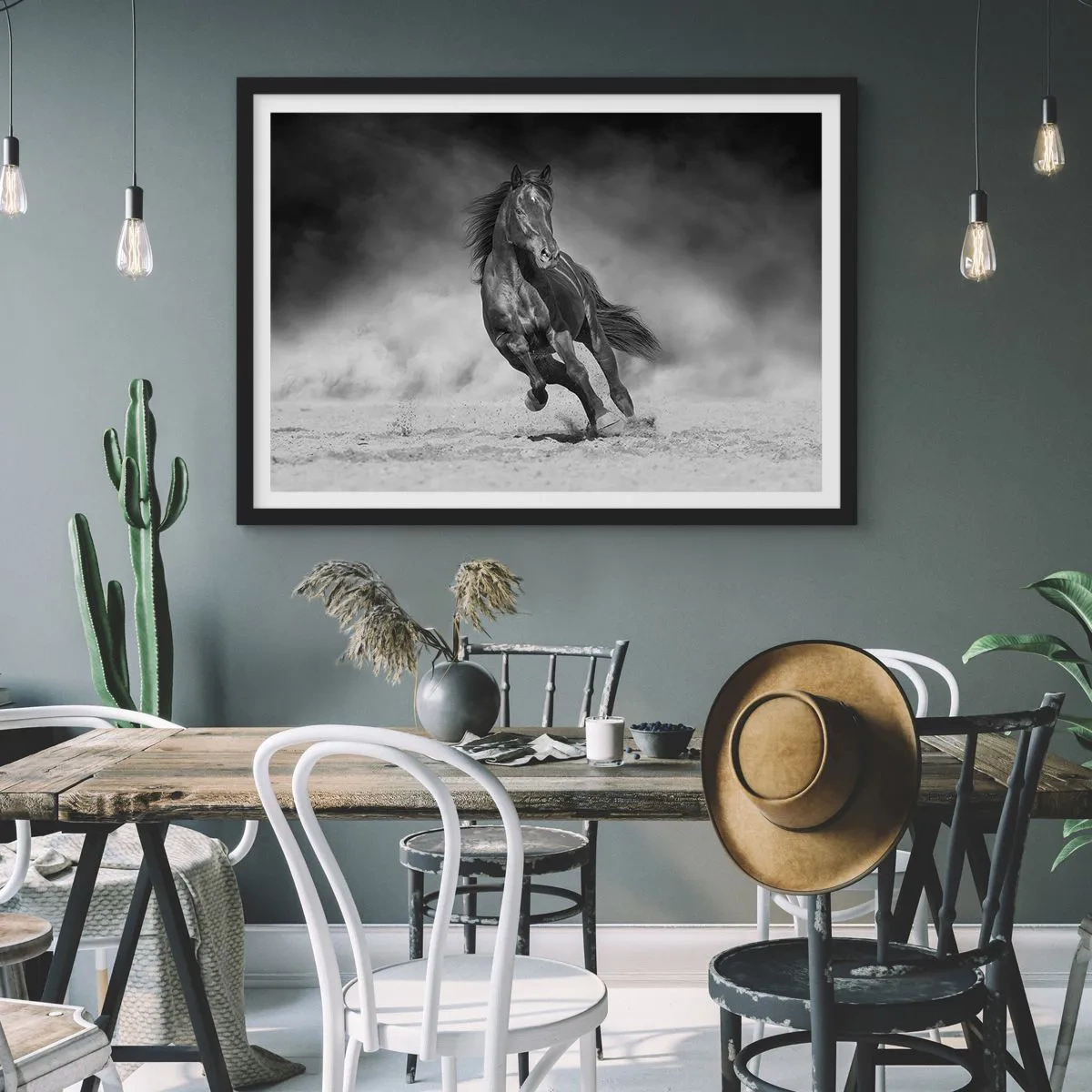 Poster in cornice nera - Degno dell'emiro - 91x61 cm