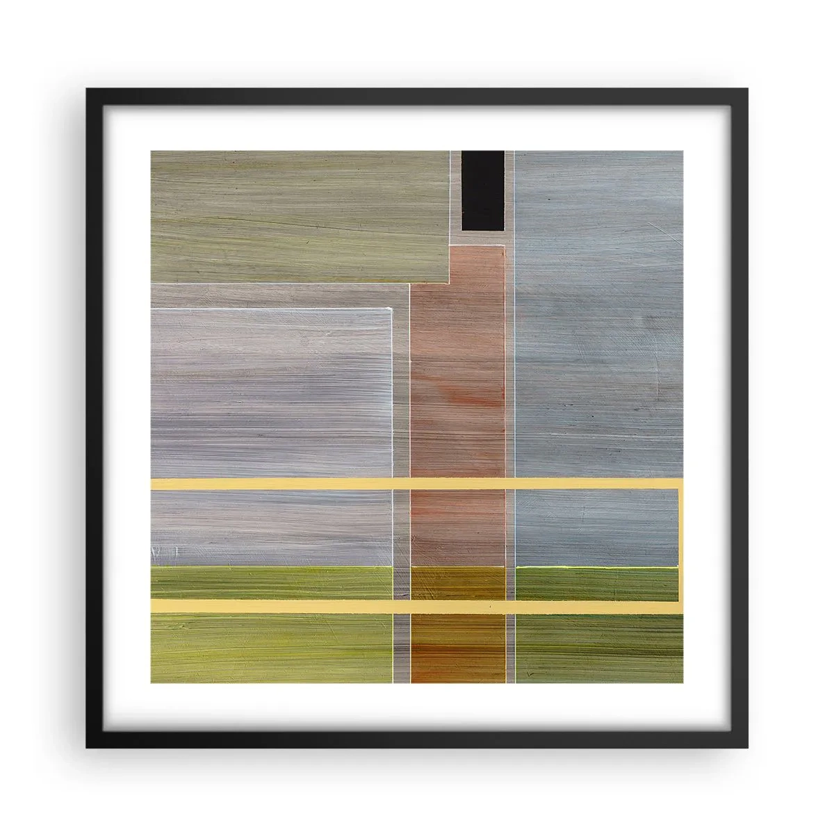 Poster in cornice nera - Semplice e tranquillo - 50x50 cm