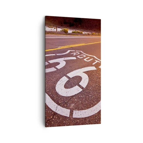 Quadro su tela - Stampe su Tela - La mitica Route 66 - 45x80 cm