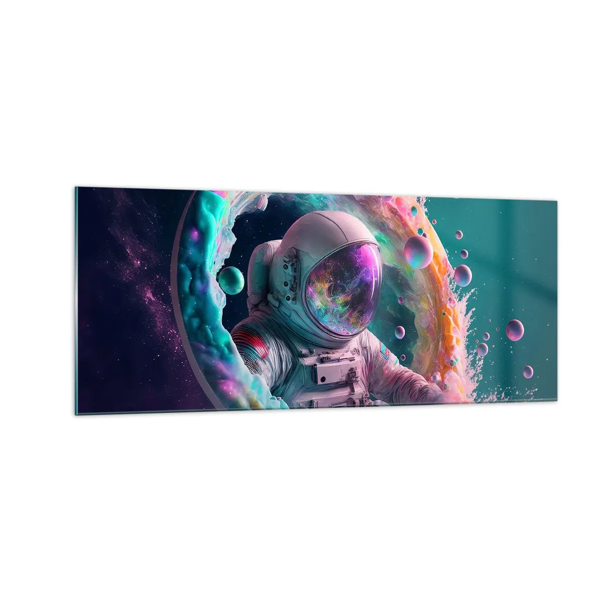 Quadro su vetro - Stargate - 100x40 cm