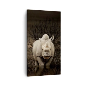 Quadro su tela - Stampe su Tela - Bianco contro la natura - 45x80 cm